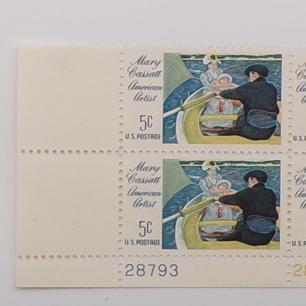 United States Stamps Block of 4  US #1322 1965 Mary Cassatt - Picture 3 of 5